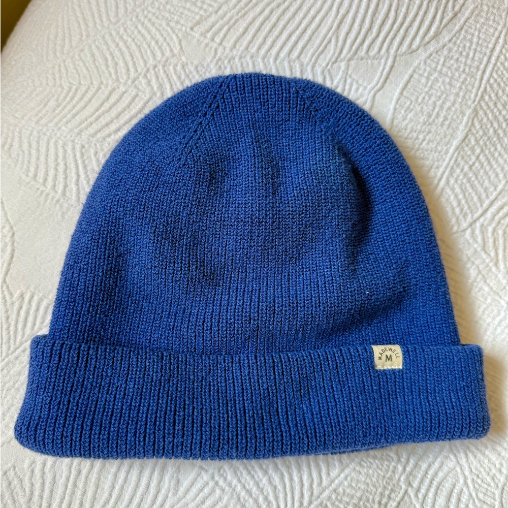 Madewell Blue Knit Beanie
